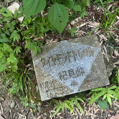 紀見峠の道標