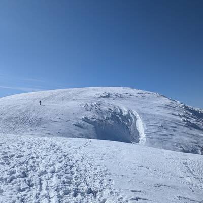 急登を終え、稜線上へ
